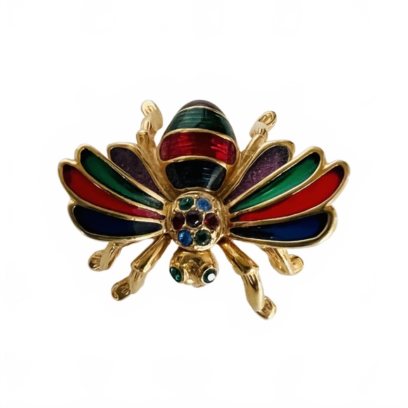 Joan Rivers Colorful Bee Brooch - Picture 8 of 8